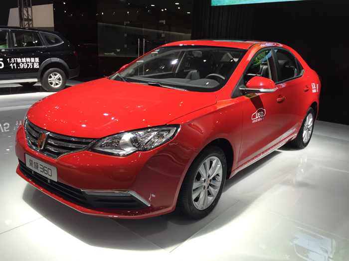 上汽集團11月銷量增30% 榮威360成為增速最快的全新A級車